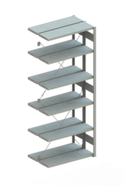 META Lagerregal CLIP 230, Höhe x Breite x Tiefe 2500 x 1006 x 336 mm, 6 Böden