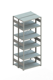 META Lagerregal CLIP 230, Höhe x Breite x Tiefe 2500 x 1056 x 436 mm, 6 Böden