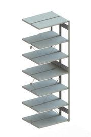 META Lagerregal CLIP 150, Höhe x Breite x Tiefe 3000 x 1006 x 436 mm, 7 Böden