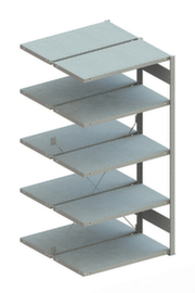 META Lagerregal CLIP 230, Höhe x Breite x Tiefe 2000 x 1006 x 536 mm, 5 Böden