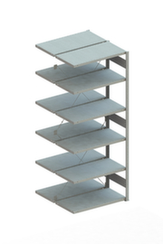 META Lagerregal CLIP 150, Höhe x Breite x Tiefe 2500 x 1006 x 536 mm, 6 Böden