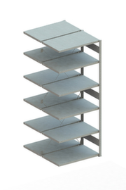 META Lagerregal CLIP 230, Höhe x Breite x Tiefe 2500 x 1006 x 636 mm, 6 Böden