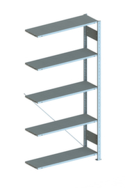 META Lagerregal CLIP S3, Höhe x Breite x Tiefe 2000 x 1006 x 336 mm, 5 Böden