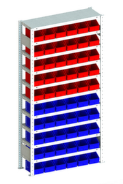 Sichtlagerkastenregal