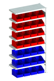 Sichtlagerkastenregal