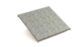 91076 Zusatzfachebene Schrägbodenregal CLIP 80 S3 1300 x 1228 vzk kpl.