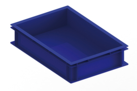 Stapelbehälter, blau, Länge x Breite 600 x 400 mm