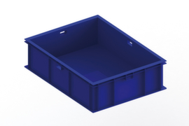 Stapelbehälter, blau, Länge x Breite 800 x 600 mm