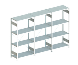 Lagerregal, Höhe x Breite x Tiefe 2000 x 3068 x 536 mm, 5 Böden