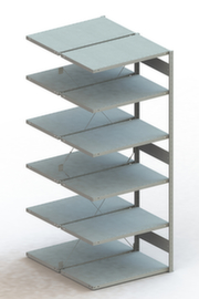 META Lagerregal CLIP S3 150, Höhe x Breite x Tiefe 2500 x 1006 x 636 mm, 6 Böden