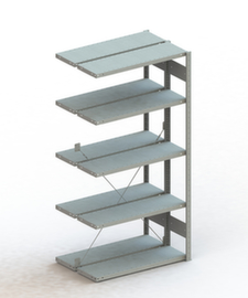 META Lagerregal CLIP S3 150, Höhe x Breite x Tiefe 2000 x 1006 x 336 mm, 5 Böden