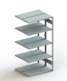 META Lagerregal CLIP S3 150, Höhe x Breite x Tiefe 2000 x 1006 x 436 mm, 5 Böden