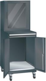 LISTA Computerschrank fahrbar