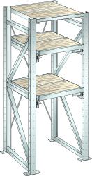 LISTA Schwerlastauszugregal