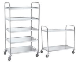 UDOBÄR Edelstahl-Servierwagen