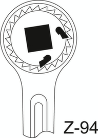 GEDORE 3293 Z Zahnradknarre 3/4"