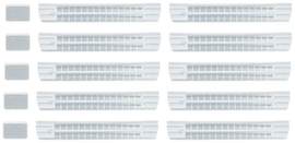 GEDORE E-S 1507 XL SF2-5 Längsteiler-Set 2-teilig mit Befestigungsmaterial