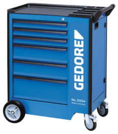 GEDORE 2004 0321 Werkzeugwagen mit 6 Schubladen