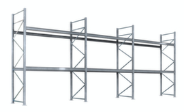 SCHULTE Palettenregal für 24 Paletten, 5965 mm breit, 4 Lagerebenen