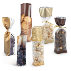 Bedruckte Kekstüte  Jute naturfarben -120 x 275 mm