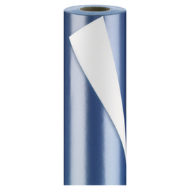 GESCHENKPAPIER MIT PERLEFFEKT BLAU