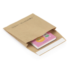 Kraftpapier-Versandbeutel mit Seitenfalten ECO
