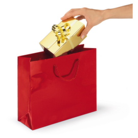 Lack Tasche 40 x 12 x 32 cm rot