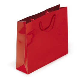 Lack-Tasche 19 x 10 x 27 cm rot