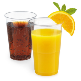 PLA Becher -  mit Füllstandlinie 25 cl