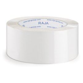 PP-Packband RAJA - Industriequalität weiss 50 mm x 66 m - 32 µ