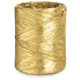 Raffia Geschenkband mit Metallic Effekt