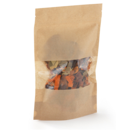 Standbodenbeutel aus Papier mit Sichtfenster 750 ml