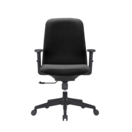 UDOBÄR Bürodrehstuhl Basic mit Armlehnen, schwarz