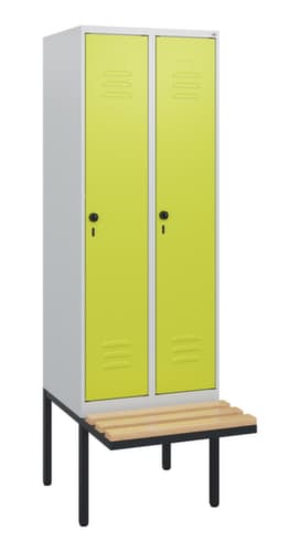C+P Spind Classic Plus mit Sitzbank, Abteilbreite 300 mm