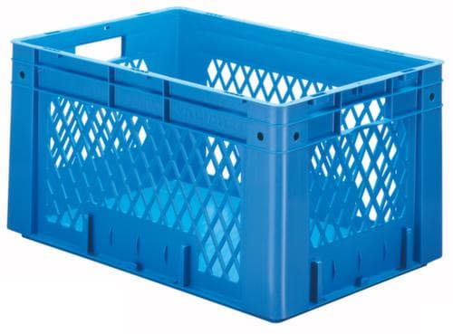 Euronorm-Stapelbehälter, blau, Inhalt 60 l