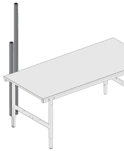 Rocholz Gestell für Packtisch, Höhe 1770 mm