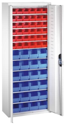 C+P Flügeltürenschrank für Sichtlagerkästen