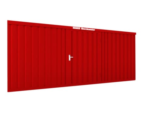 Säbu Lackierter Materialcontainer FLADAFI® mit Holzfußboden