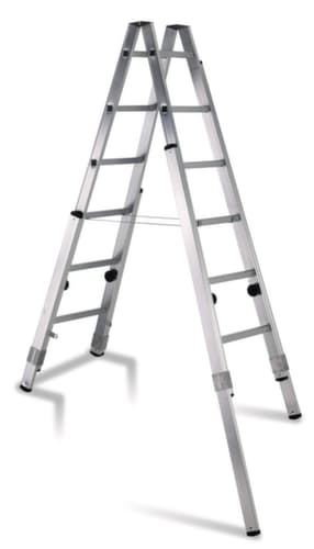 ZARGES Treppenstehleiter, 2 x 6 Sprossen