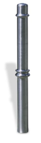 Sperrpfosten aus Edelstahl, Höhe 900 mm, zum Einstecken mit Bodenhülse