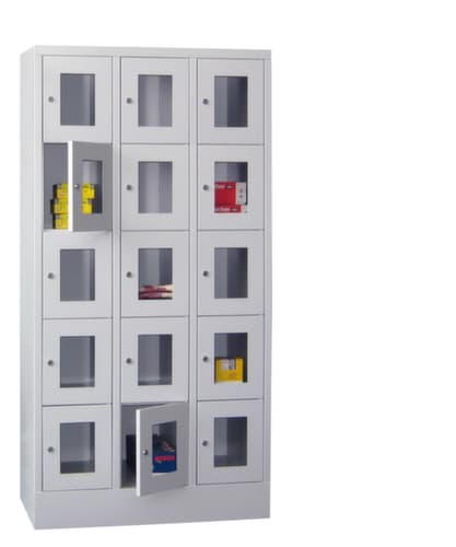 PAVOY Schließfachschrank Basis, 15 Fächer