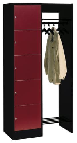 C+P Schließfach-Garderobe Classic mit 5 Fächern, Breite 960 mm