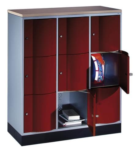 C+P Schließfachschrank Resisto, 9 Fächer