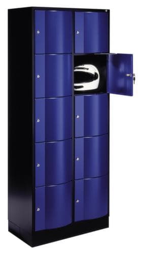 C+P Schließfachschrank Resisto, 10 Fächer