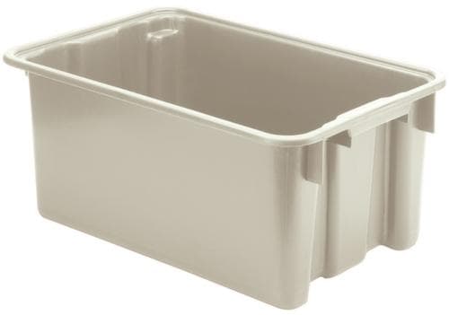 Drehstapelbehälter, grau, Inhalt 45 l