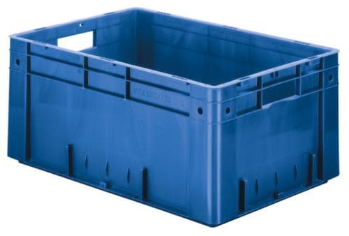 Euronorm-Stapelbehälter, blau, Inhalt 50 l