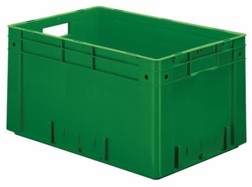 Euronorm-Stapelbehälter, grün, Inhalt 60 l