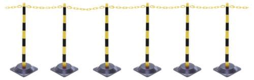Moravia Kettenständer-Set GUARDA mit 10 m Kette, Länge 10 m
