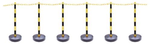 Moravia Kettenständer-Set GUARDA mit 10 m Kette, Länge 10 m