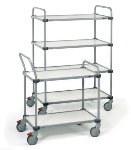 Treston ESD-Tischwagen 1000x530 mm, Traglast 150 kg, 2 Etagen